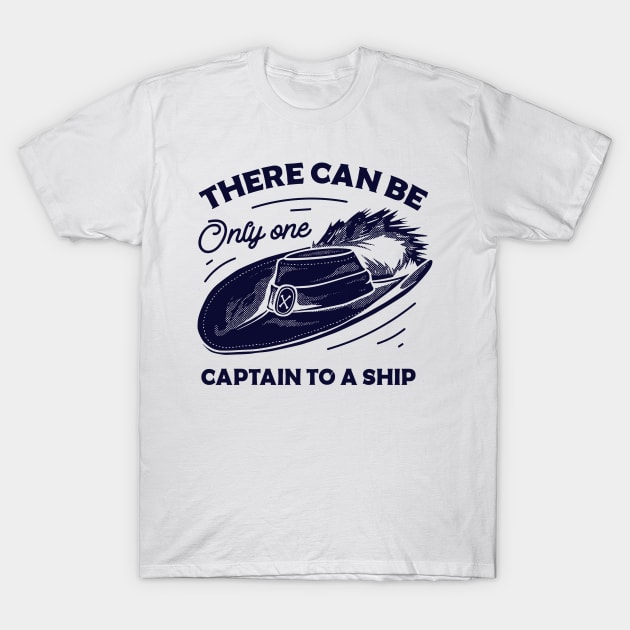 Captain to a ship T-Shirt by Vintage Division